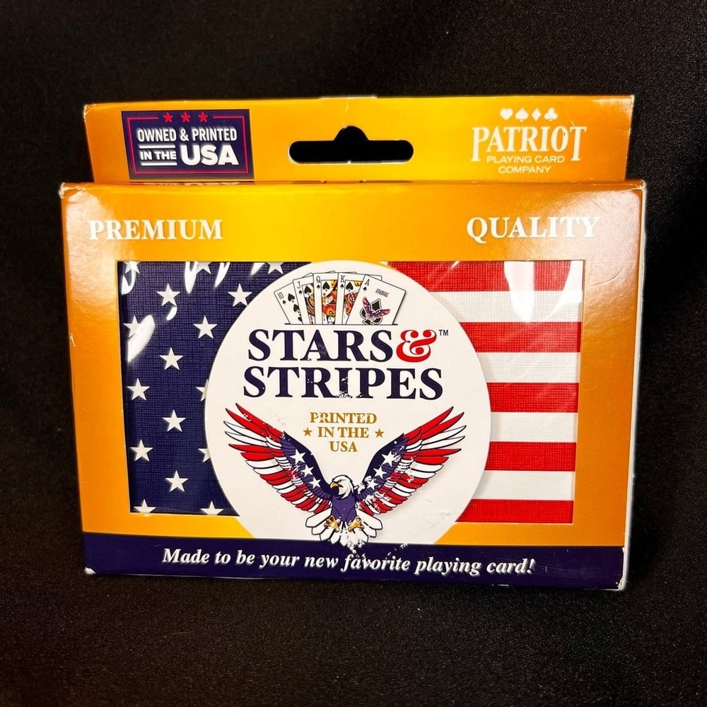 PATRIOT PLAYING CARD COMPANY Premium Quality Stars & Stripes Playing Cards
